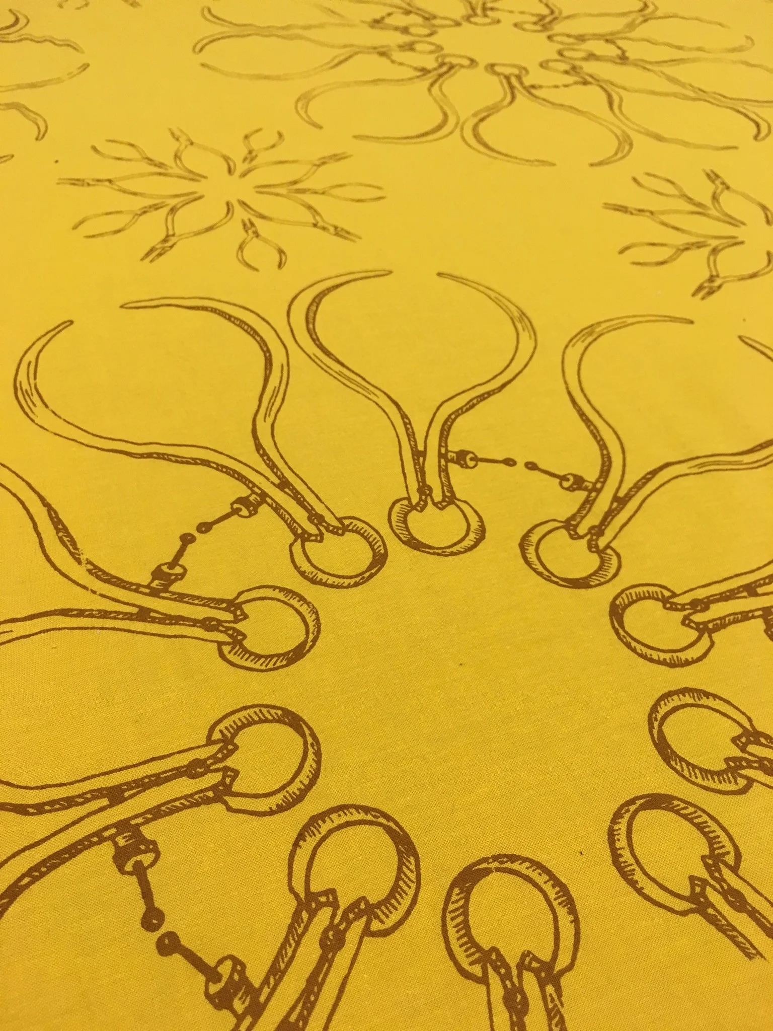   Fabric Collection (screenprint detail)  ink on cotton 2016 