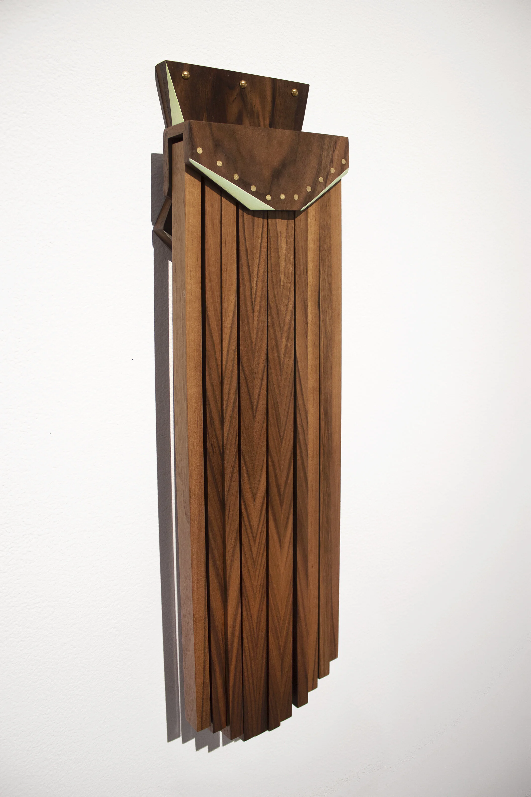   Drying Rack II  walnut, acrylic, brass 24.5” x 6.5” x 2.5” 2019 