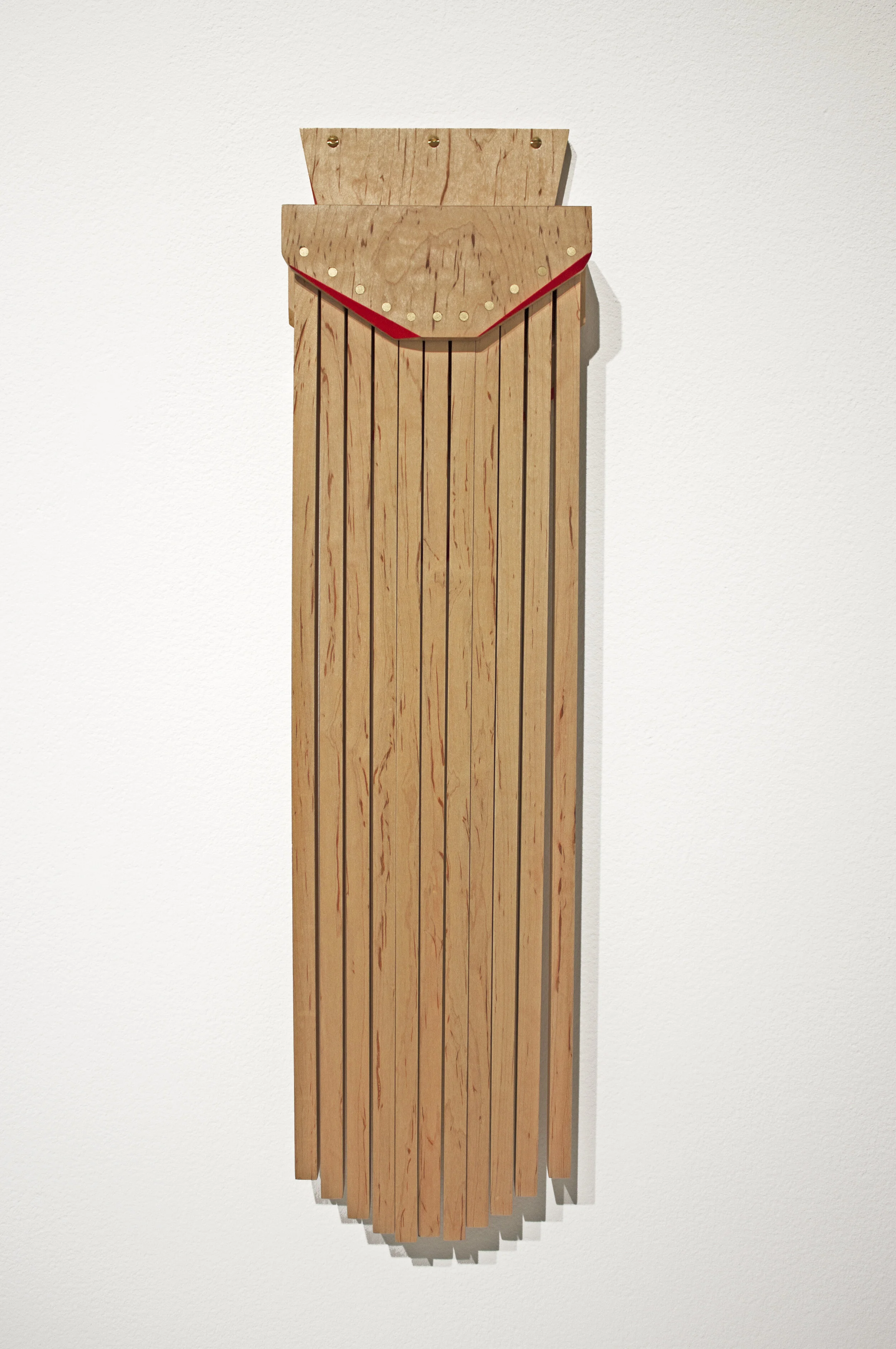   Drying Rack I  maple, acrylic, brass 24.5” x 6.5” x 2.5” 2017 