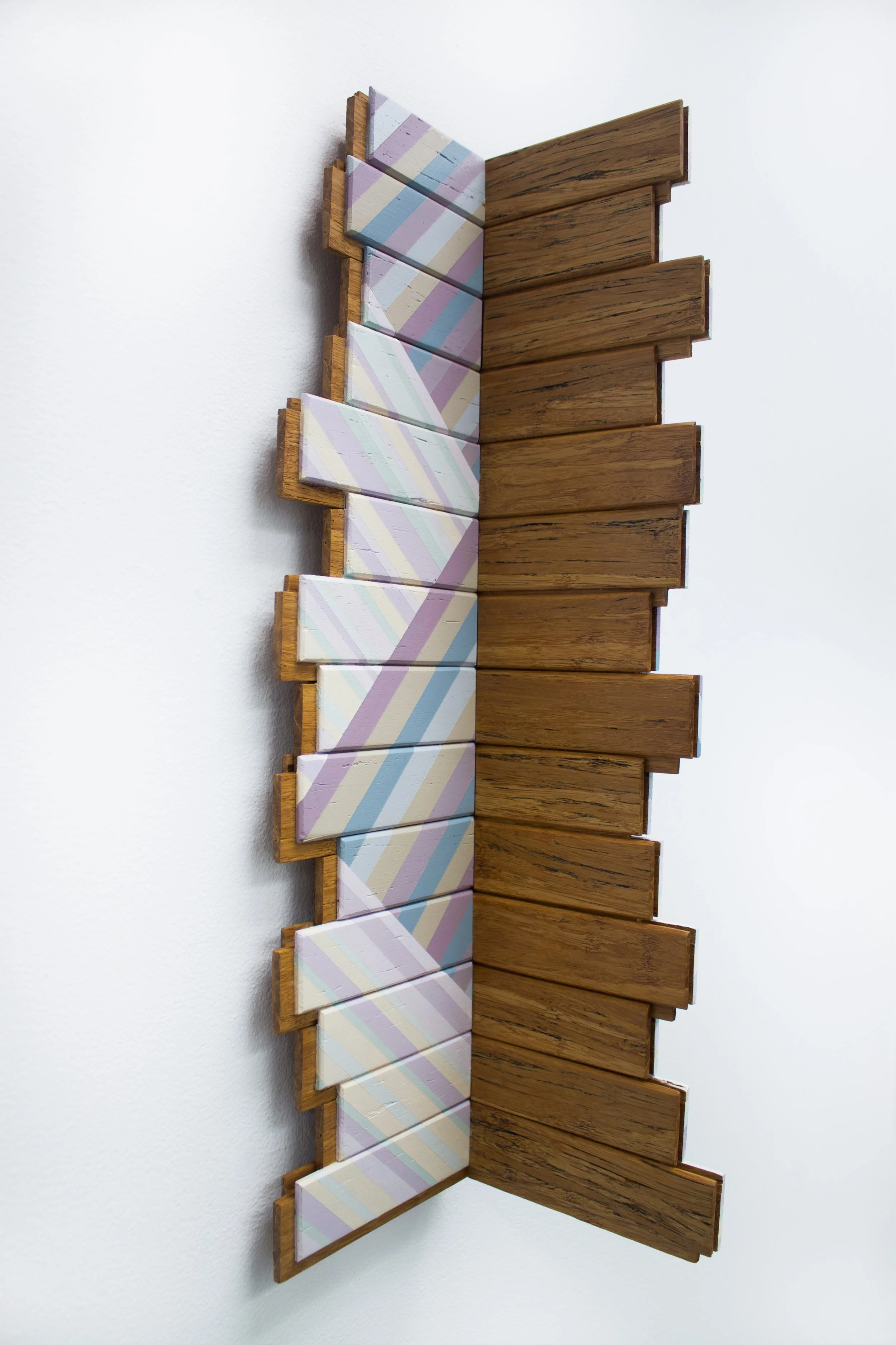   &amp; Everything Nice  repurposed bamboo flooring, acrylic 20 ¾” x 5 ½” x 5 ¾” 2026 