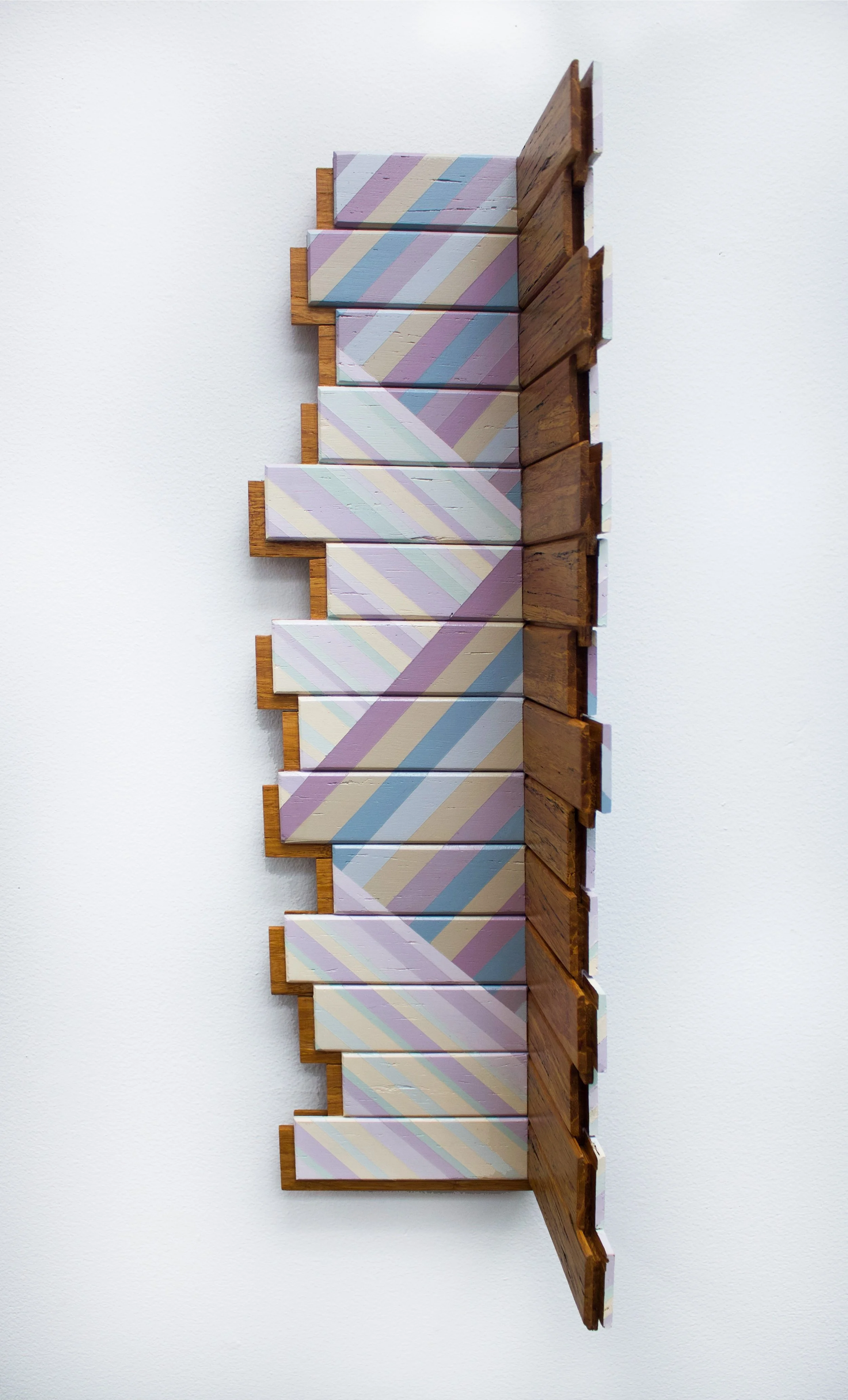   &amp; Everything Nice  repurposed bamboo flooring, acrylic 20 ¾” x 5 ½” x 5 ¾” 2026 