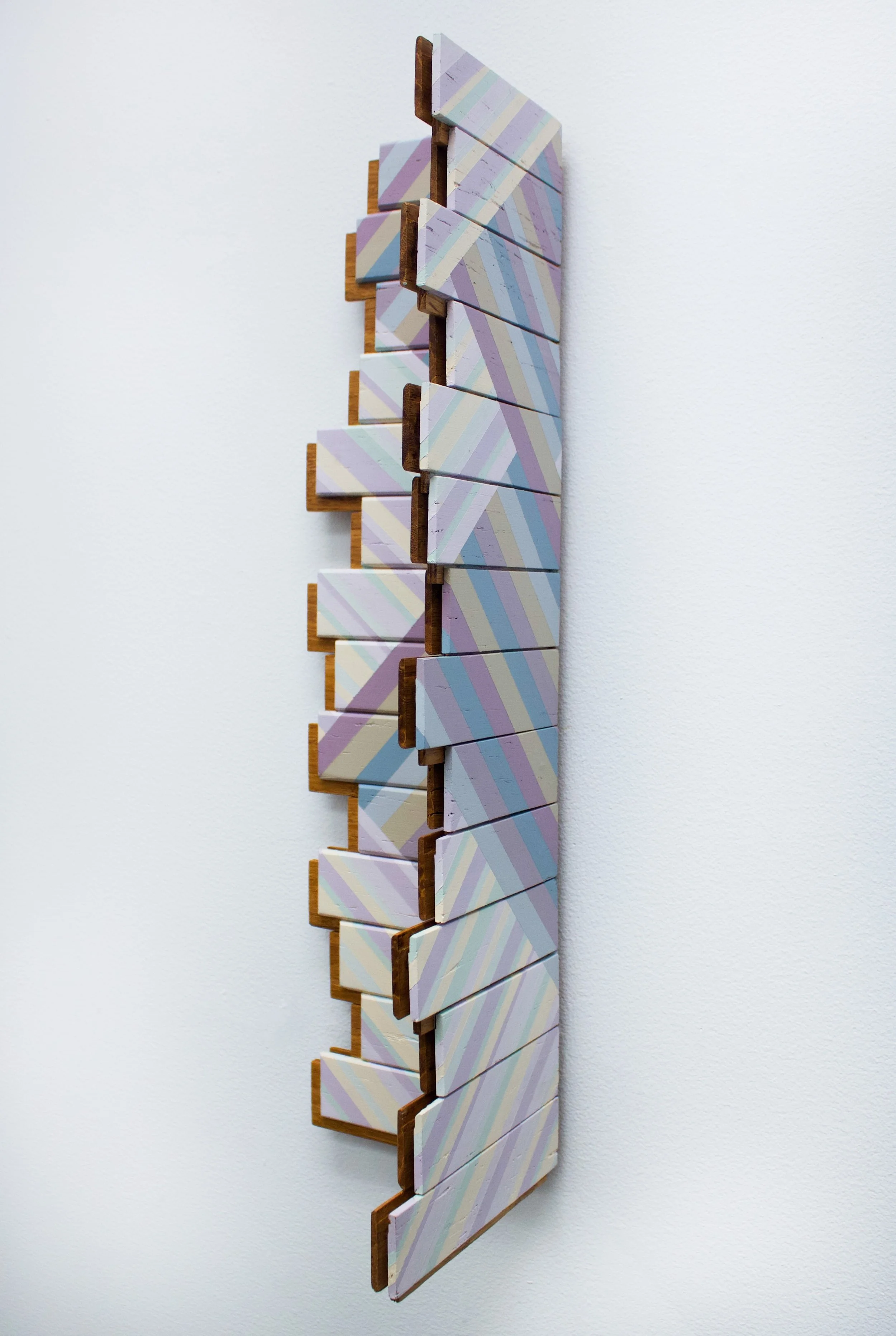   &amp; Everything Nice  repurposed bamboo flooring, acrylic 20 ¾” x 5 ½” x 5 ¾” 2026 