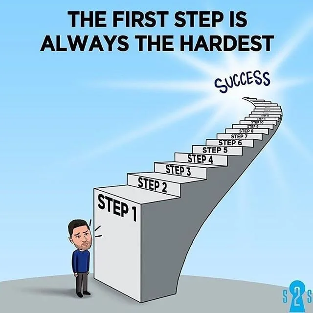 Take the First Step! #mindset