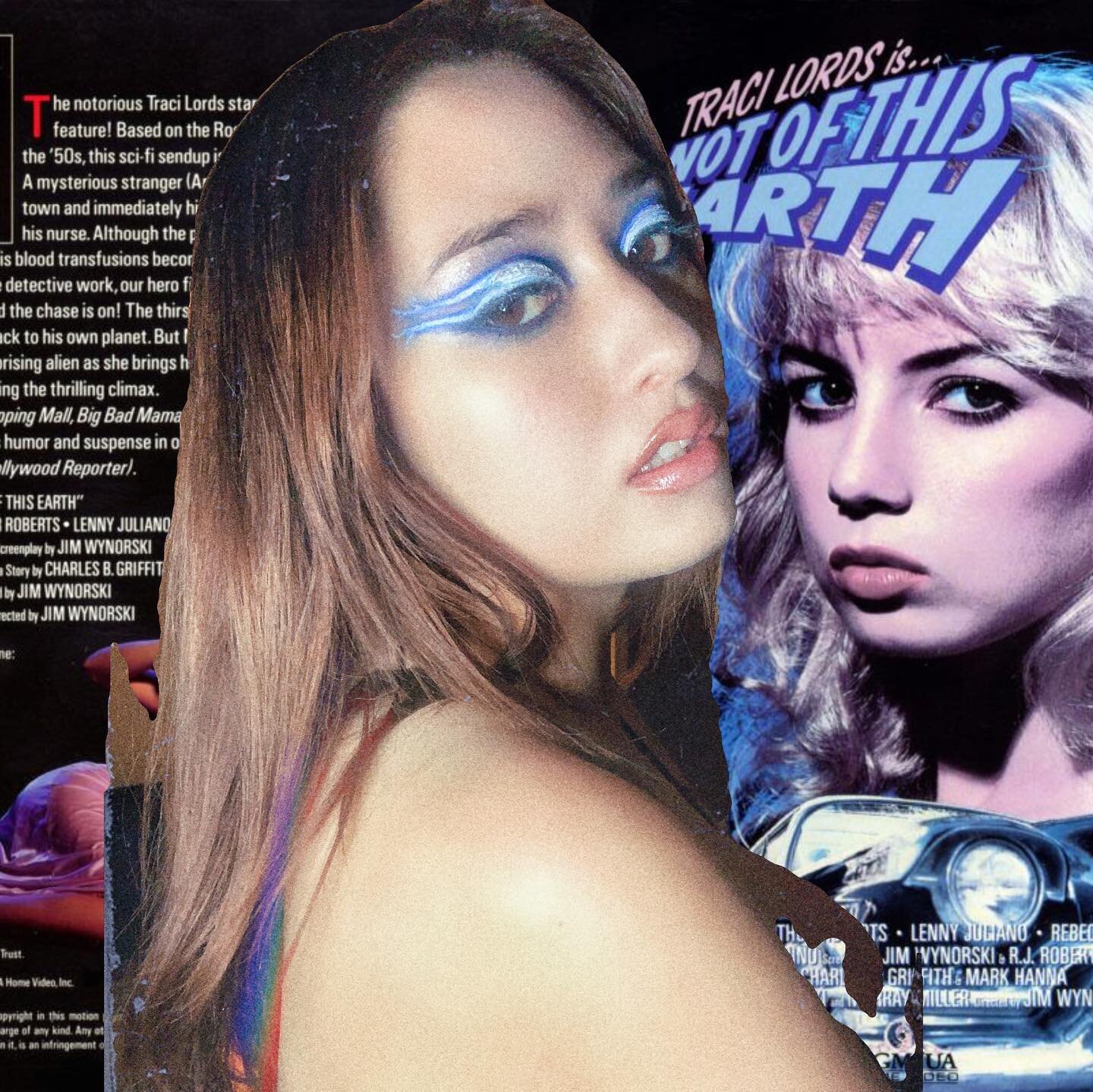 Still vibing off this #notofthisearth inspo, I love u @tracilords 💙 

#mua #vhs #tracilords #makeup