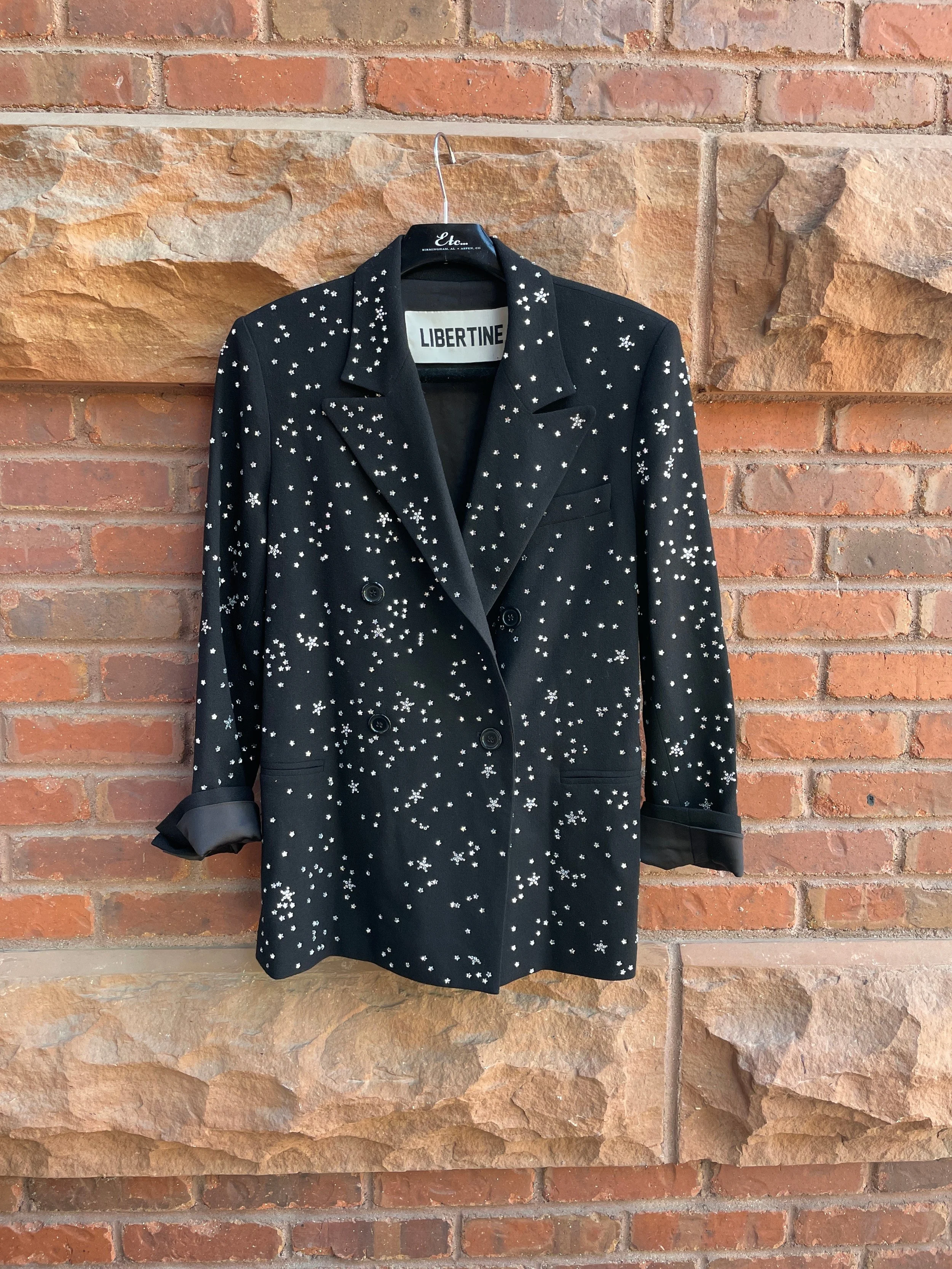 Libertine 'Longfellow's Light of Stars' Double Breasted Jacket - SIZE S ONLY