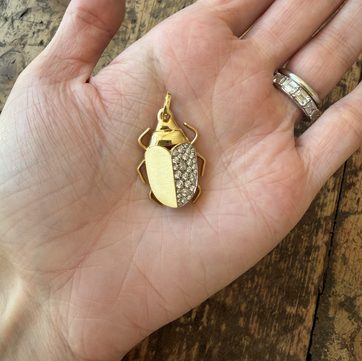 Jade Trau Scarab Charm