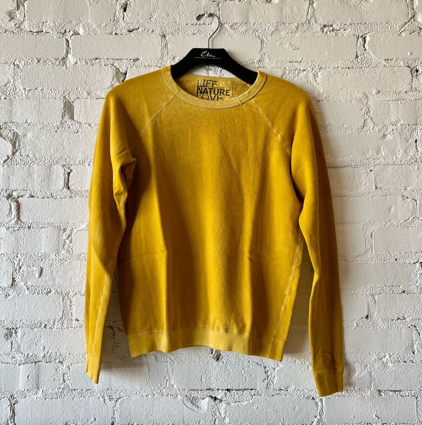 FreeCity Rabbit Raglan in Yellow Plant