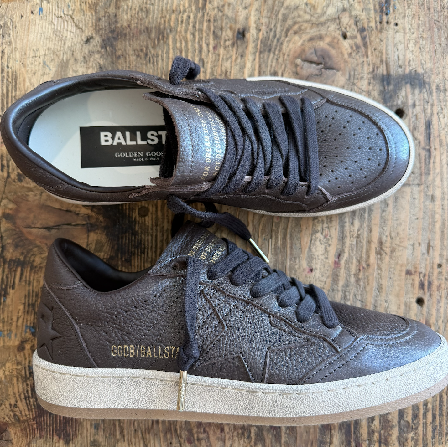 Golden Goose Ballstar Leather Upper Star GG369