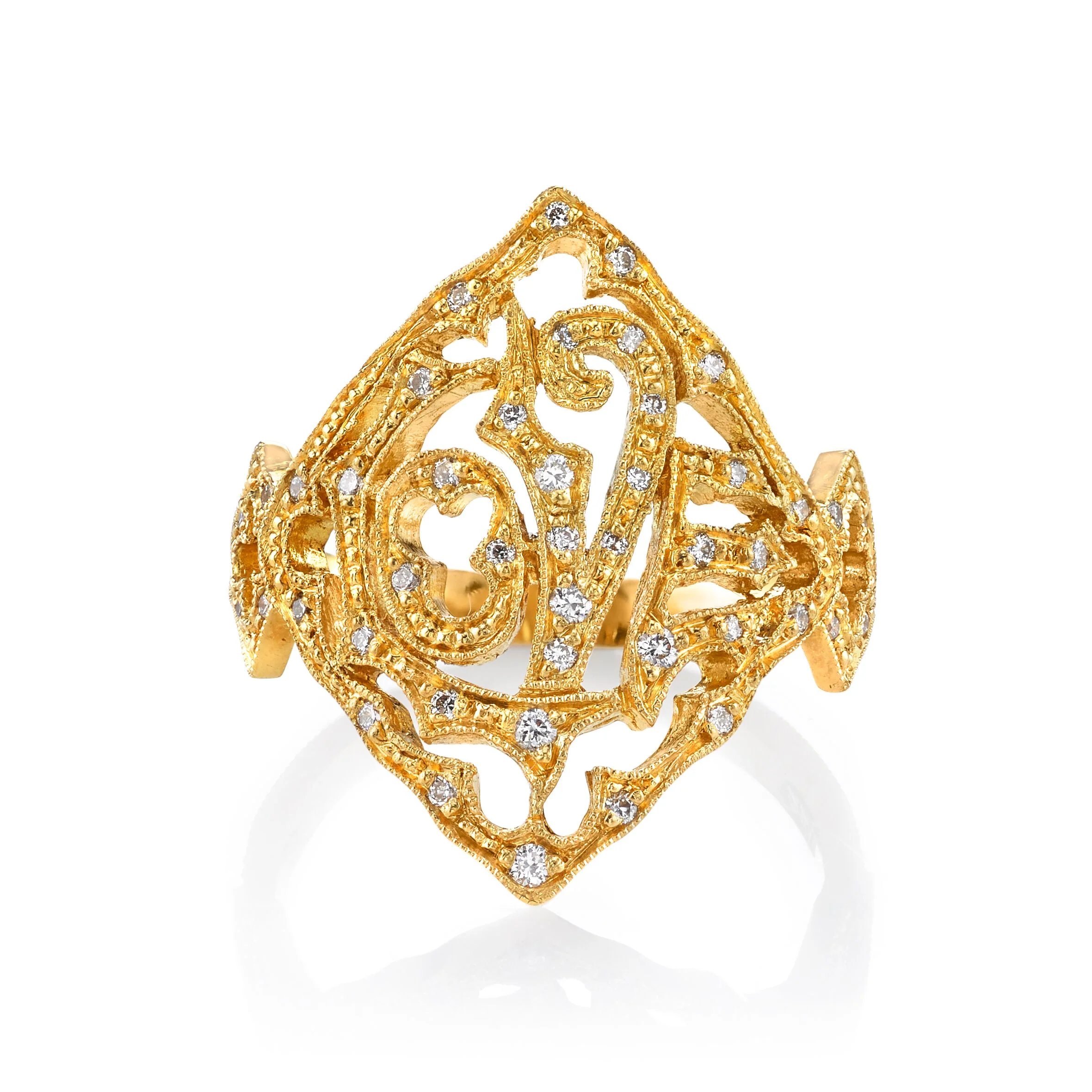 Great Description About Cathy Waterman Love Ring