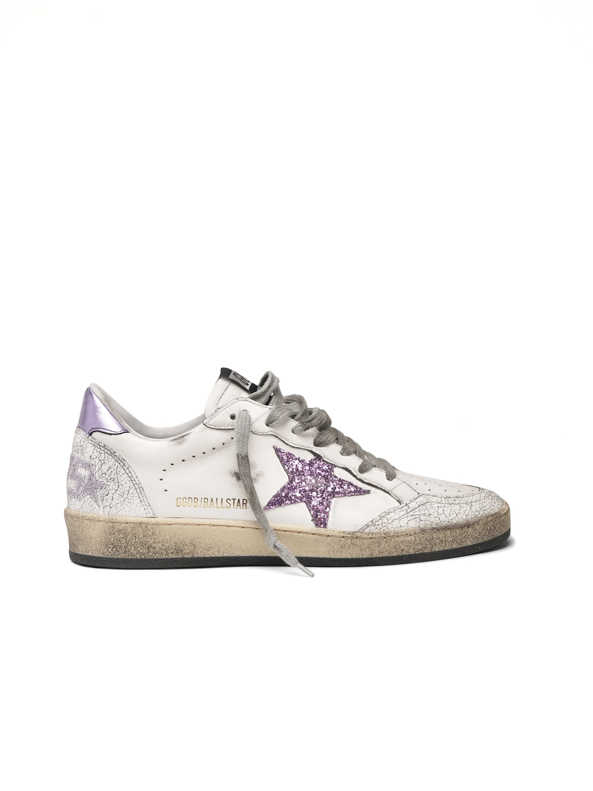 golden goose purple glitter