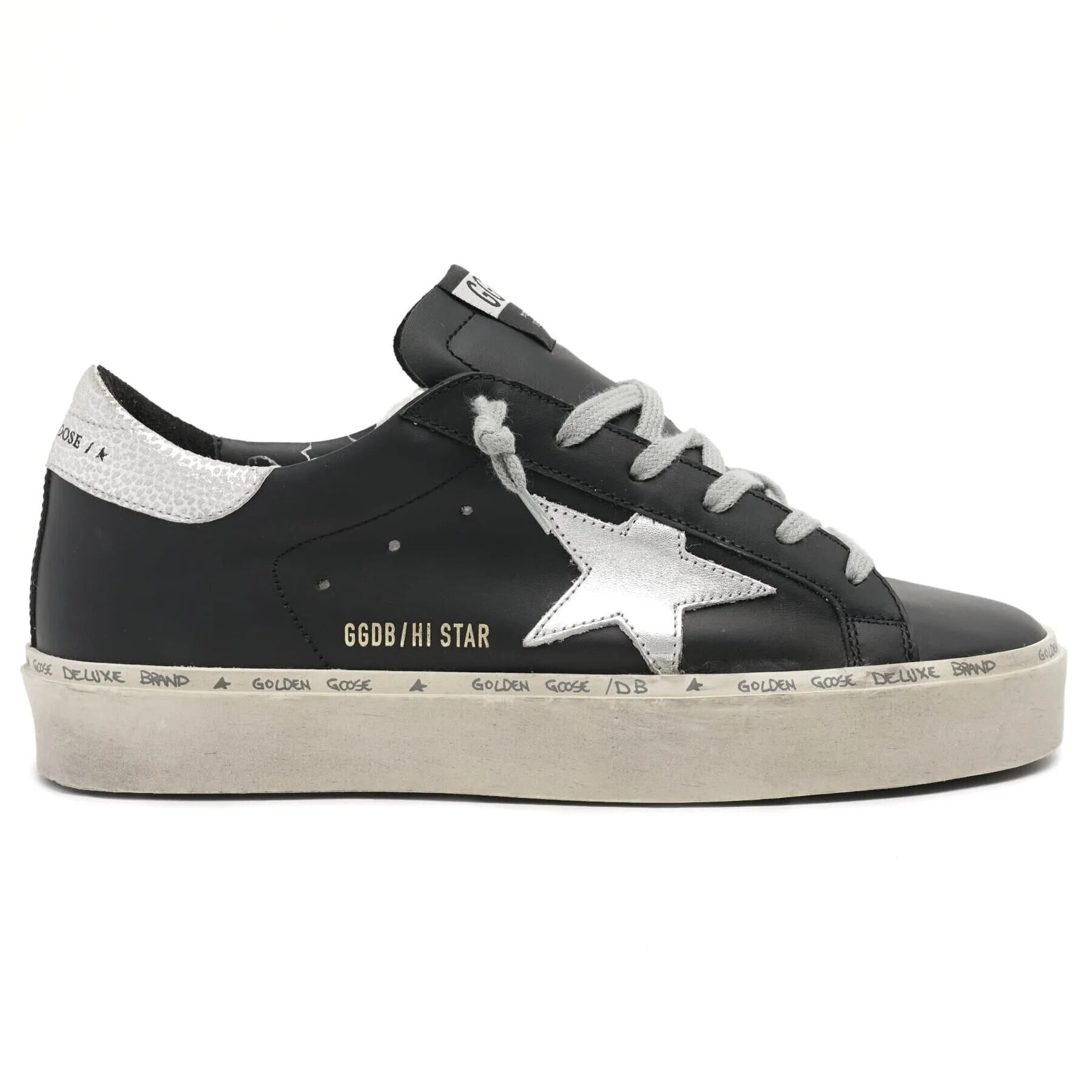 golden goose black leather
