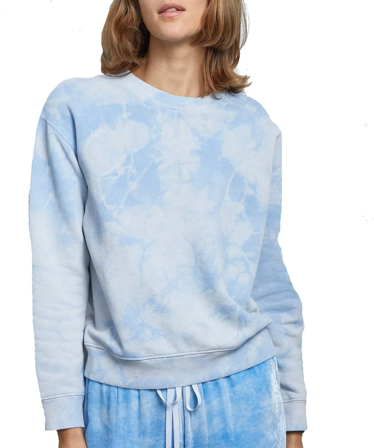 blue cloud sweatshirt