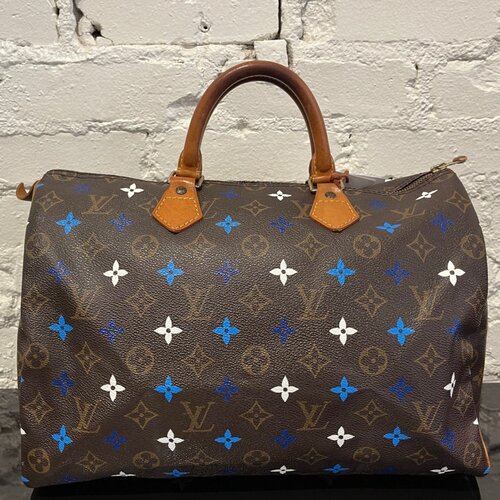 Louis Vuitton Women's Speedy Custom Painted Handbag