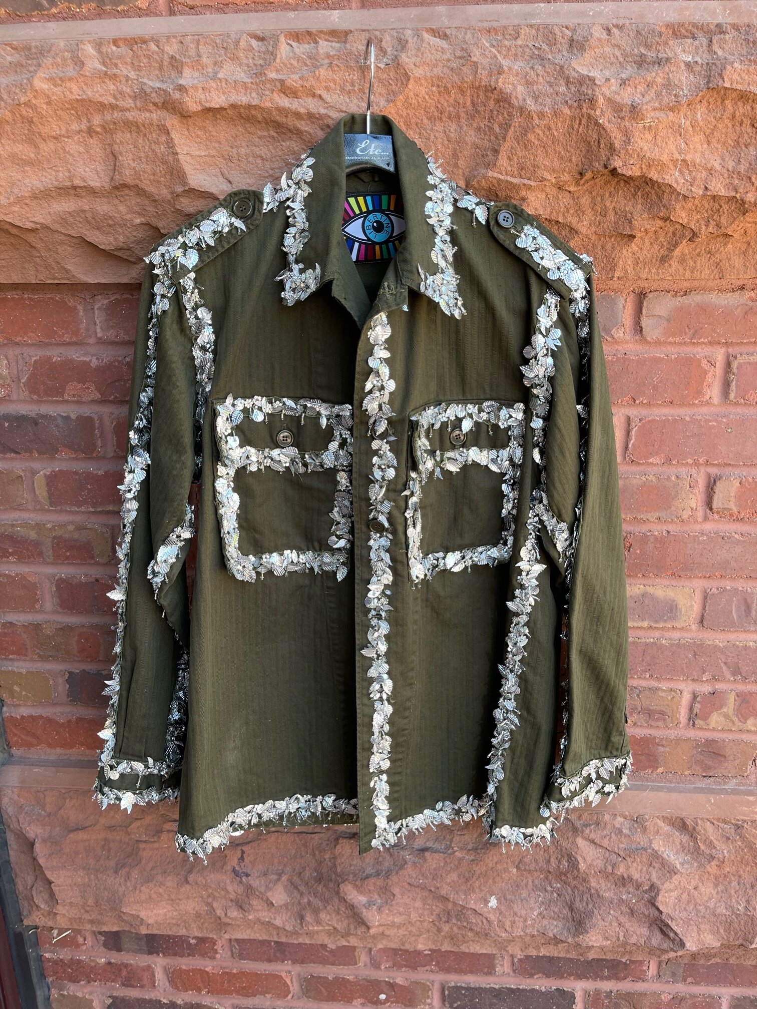 Libertine Beaded Seems Army Jacket