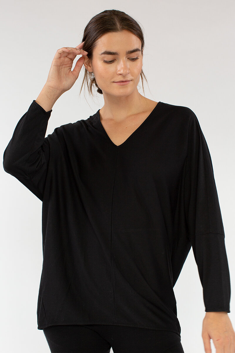 Neu Nomads Alexis V Neck Top [MULTIPLE COLORS AVAILABLE]