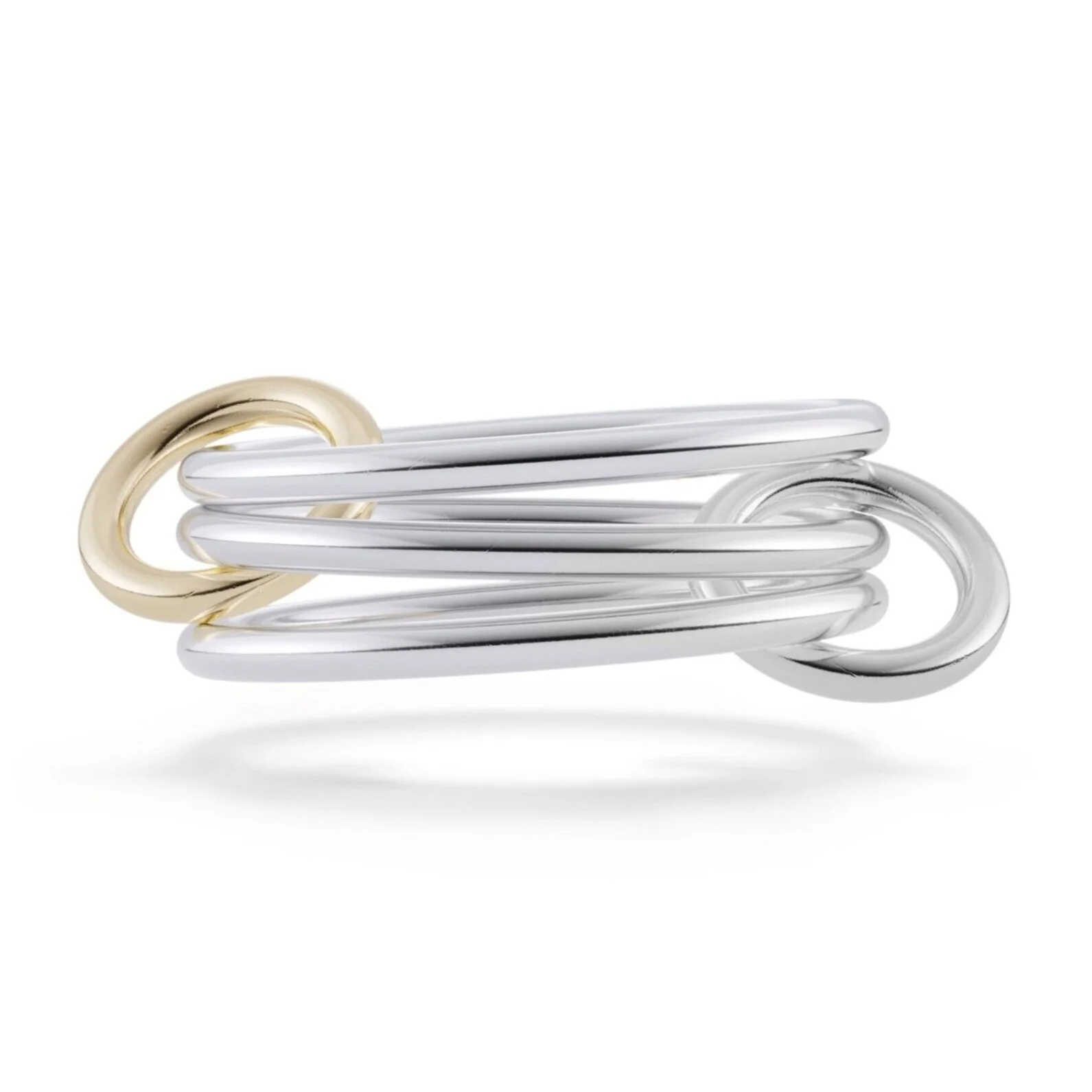 Spinelli Kilcollin Custom Silver Solarium SYG with One Yellow Gold