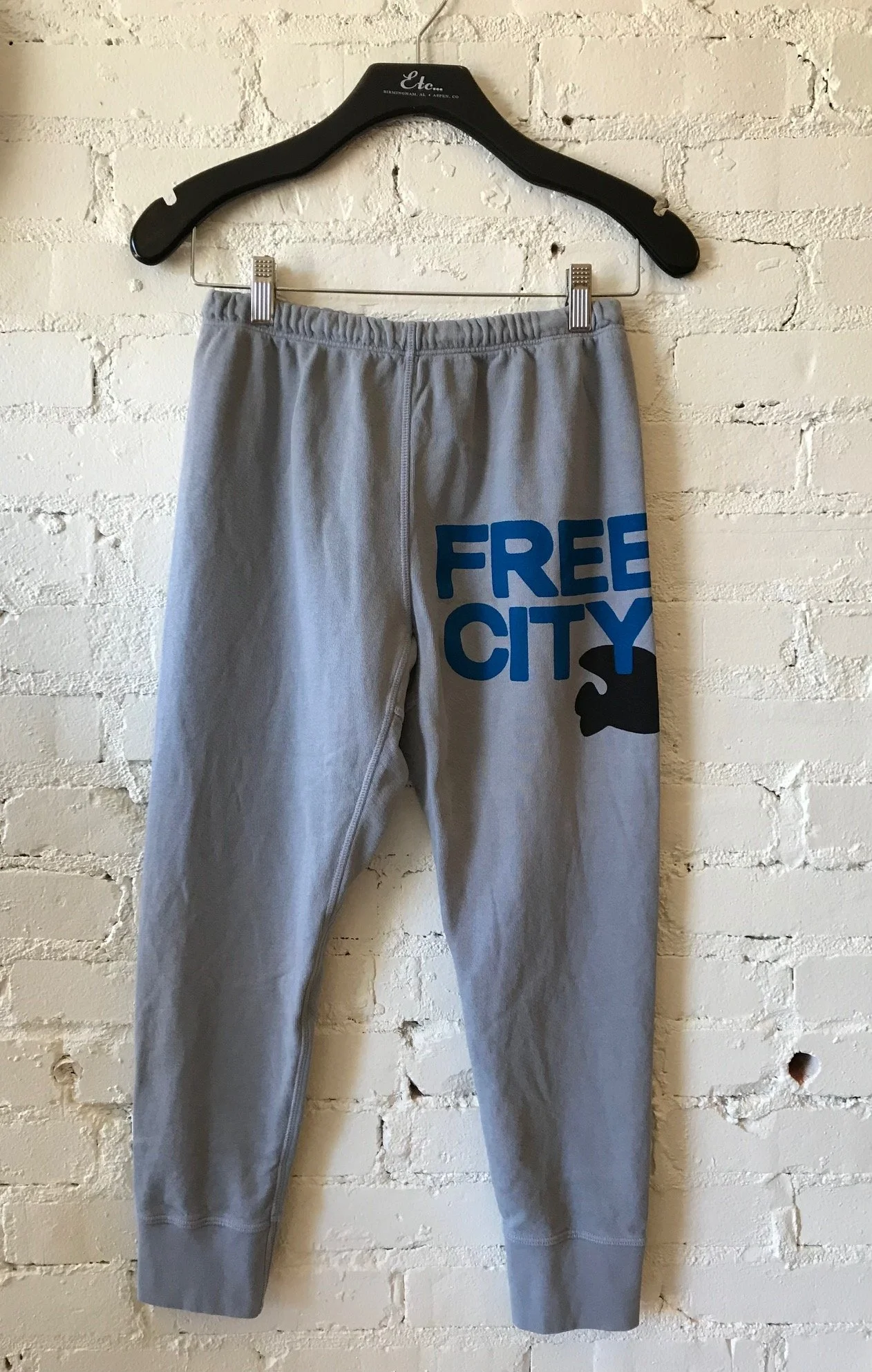 FREECITY Women Large Pocket Sweatpants Heather Oats Green