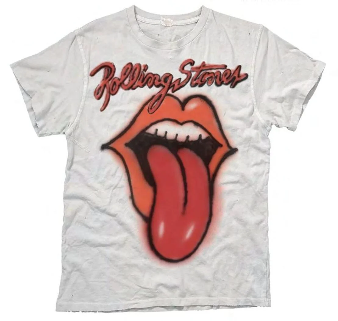 MadeWorn Rolling Stones Airbrushed Classic Tee — Etc 