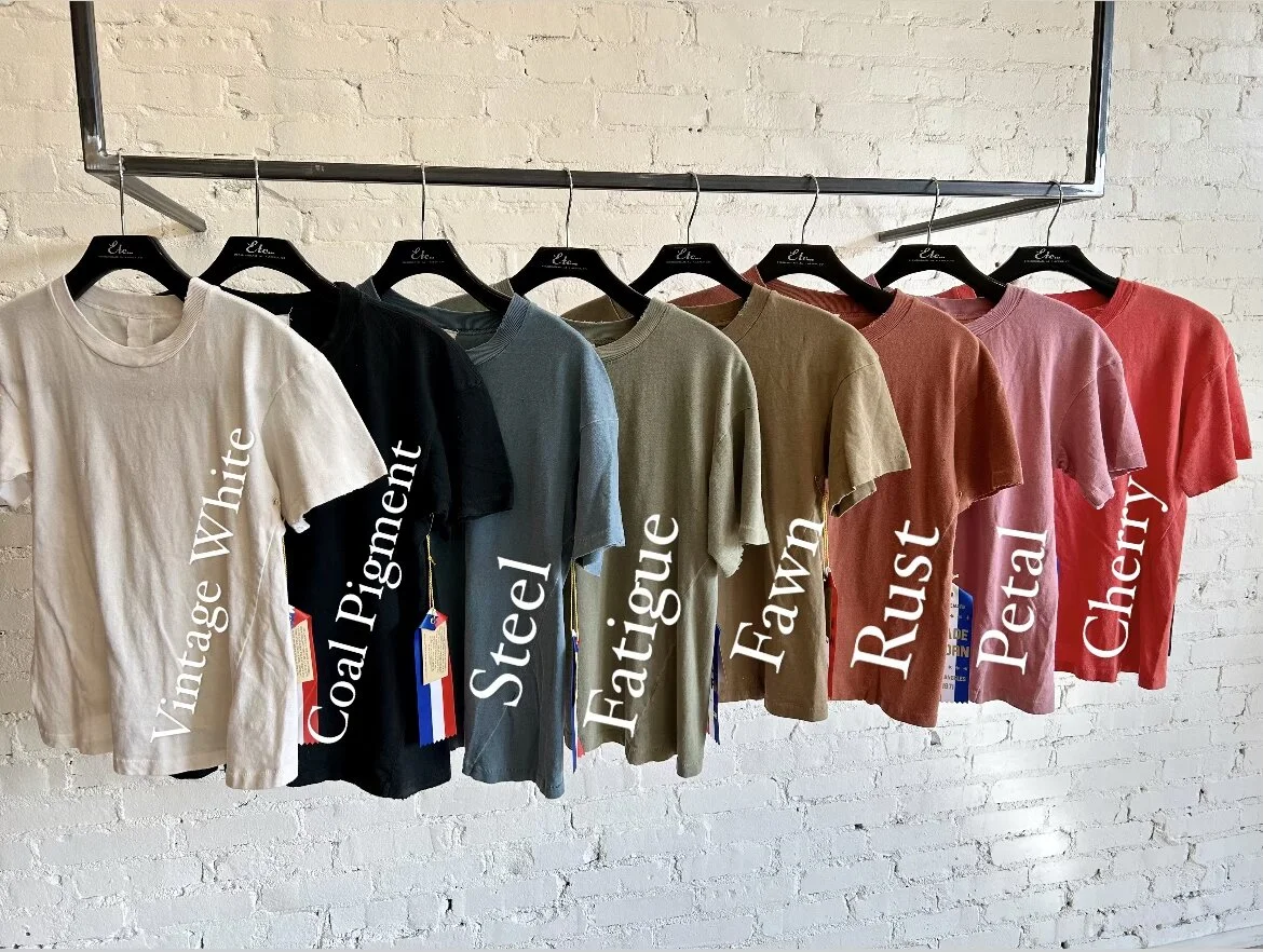 Madeworn Cropped Blank Tee in RUST