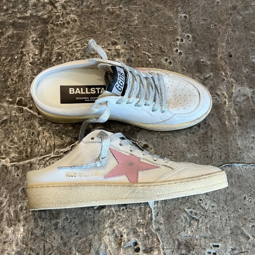 Glitter Heel Tab Blue Sparkle Golden Goose Golden Goose Hi Star