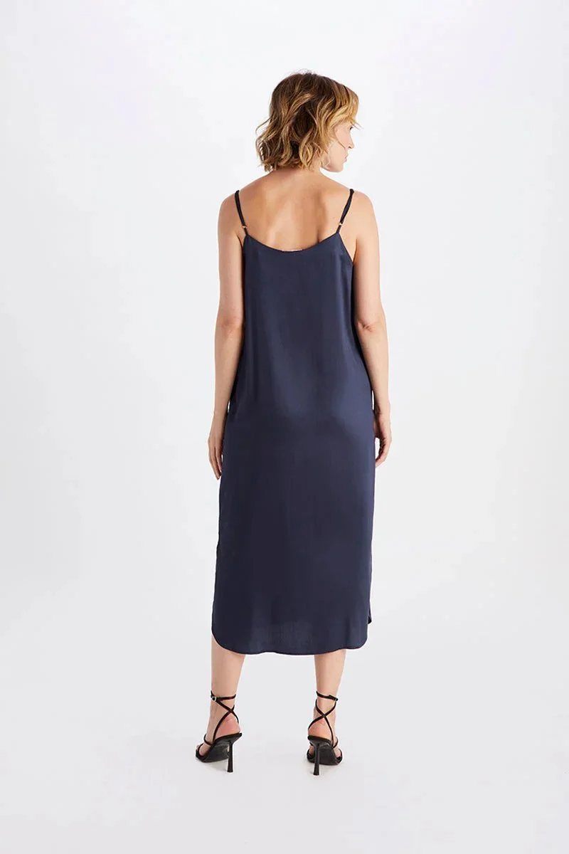 Neu Nomads Easy Slip Dress in Midnight Blue Etc... Neu Nomads Easy Slip Dress in Midnight Blue Etc...