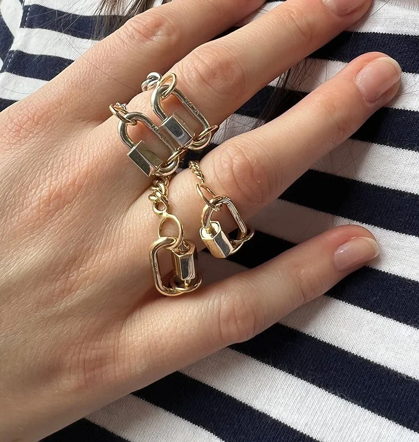 Marla Aaron NEW 14K Gold SPRING Babylock —