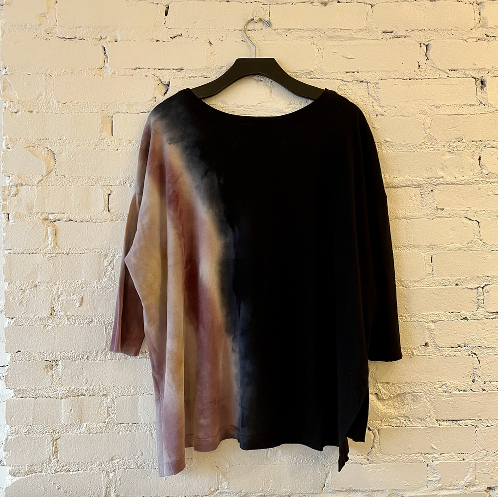 Tie Dye Raquel Allegra Clothing Linda Top Bright Tie Dye Alhambra - Main Image