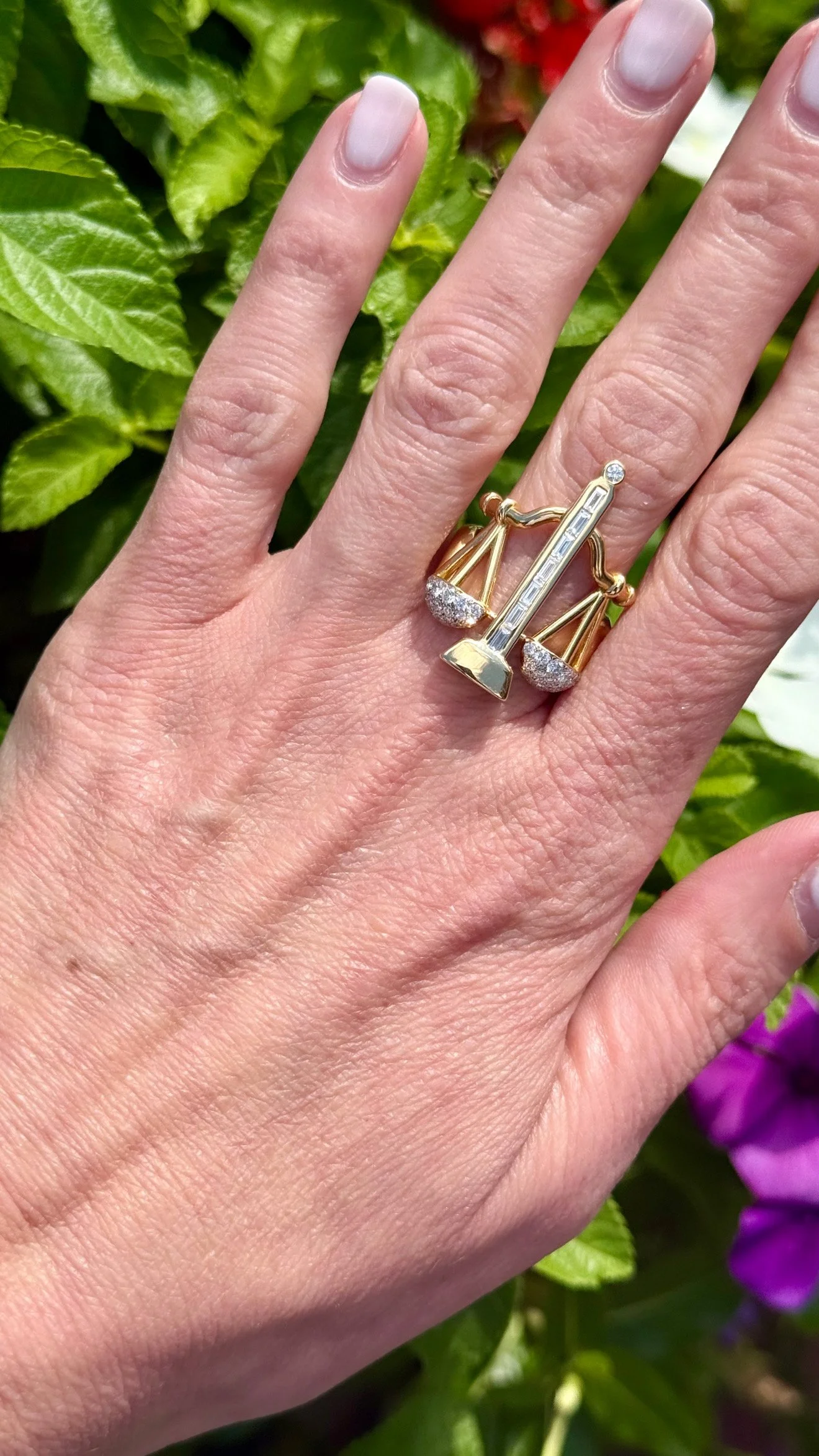 Brent Neale  Libra Zodiac Ring