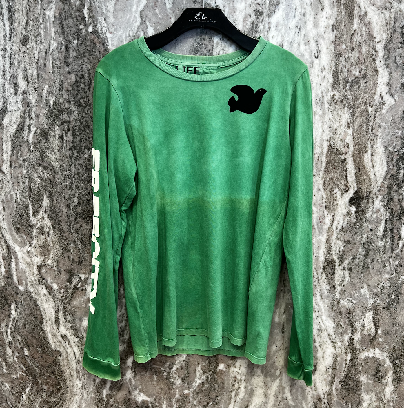 FreeCity ArtistWanted SuperVintage Long Sleeve Tee in School Green SIZE LARGE ONLY