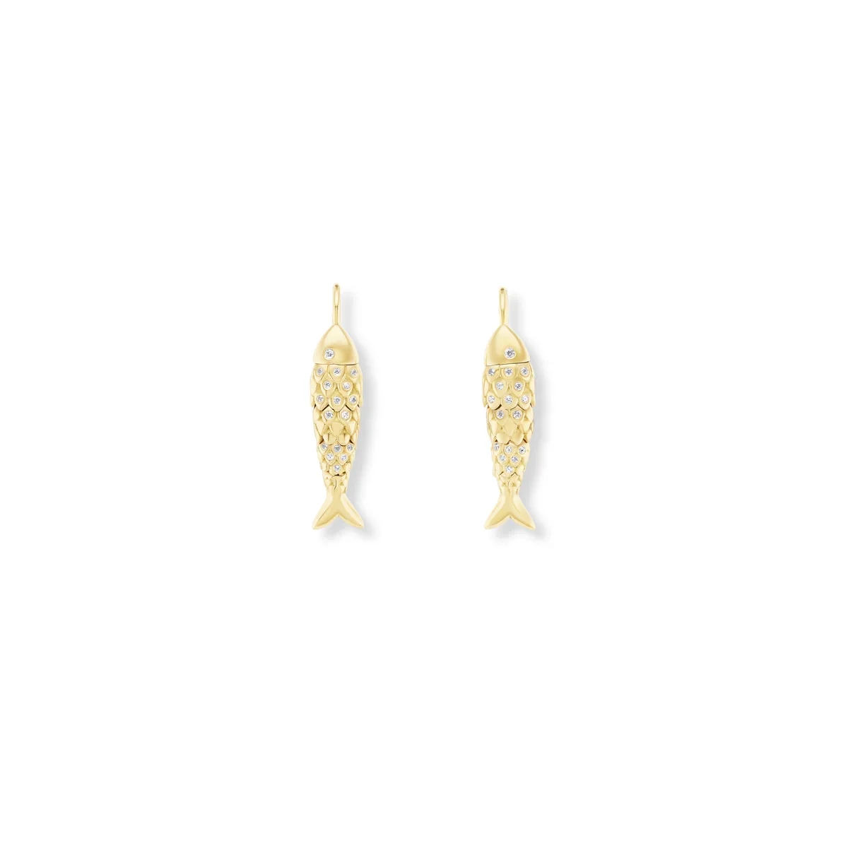 Brent Neale Small FIsh Hook Earrings - PREORDER
