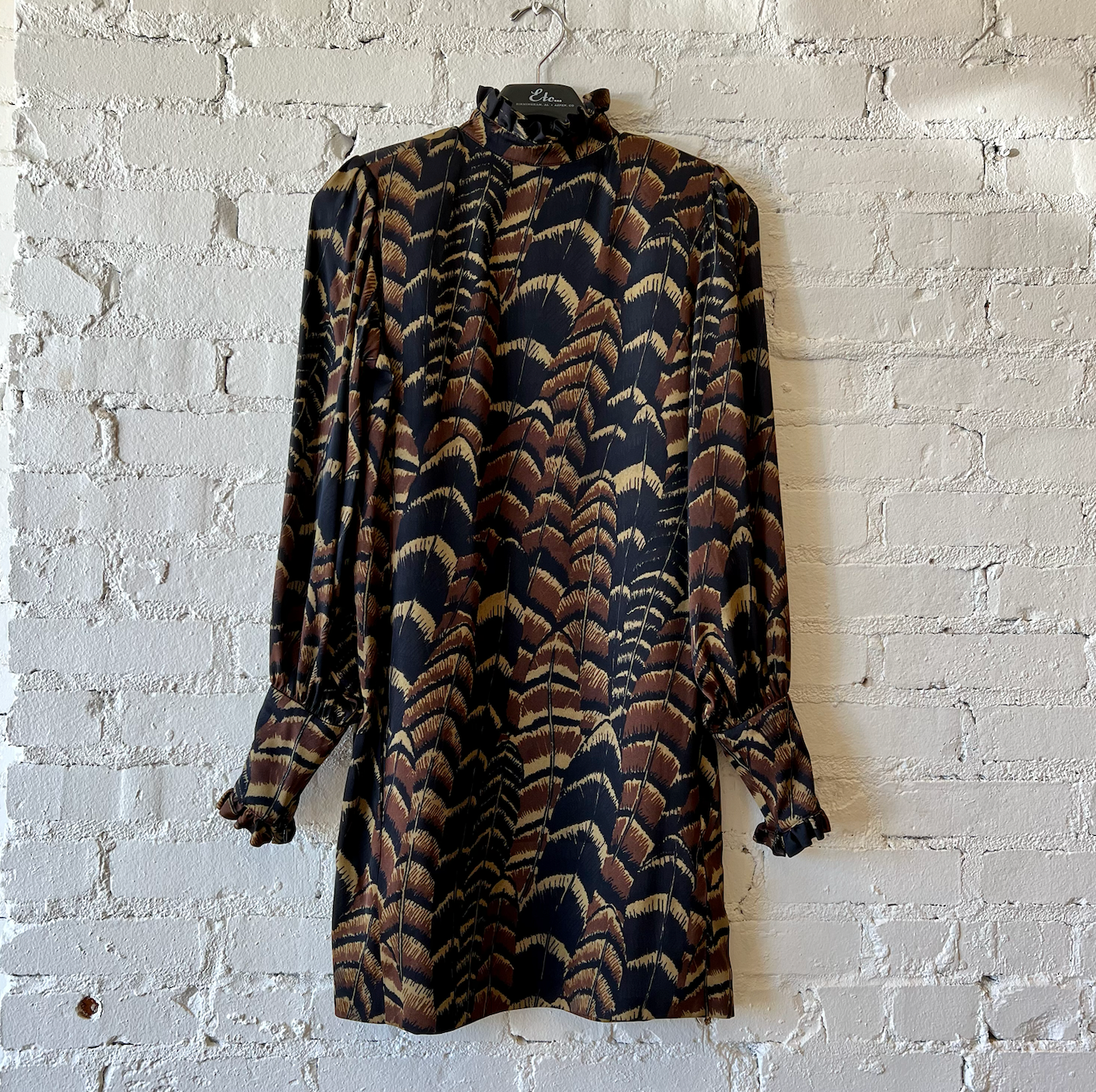 Libertine Feather's Mock Neck Dress