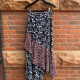 Libertine Dot Dotism Asymmetrical Skirt