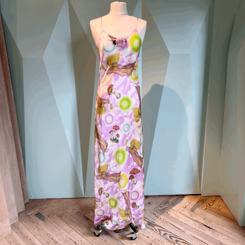 sachin and babi light blue dress Rodarte Fall 2023 Ready-to-Wear Collection main image 1