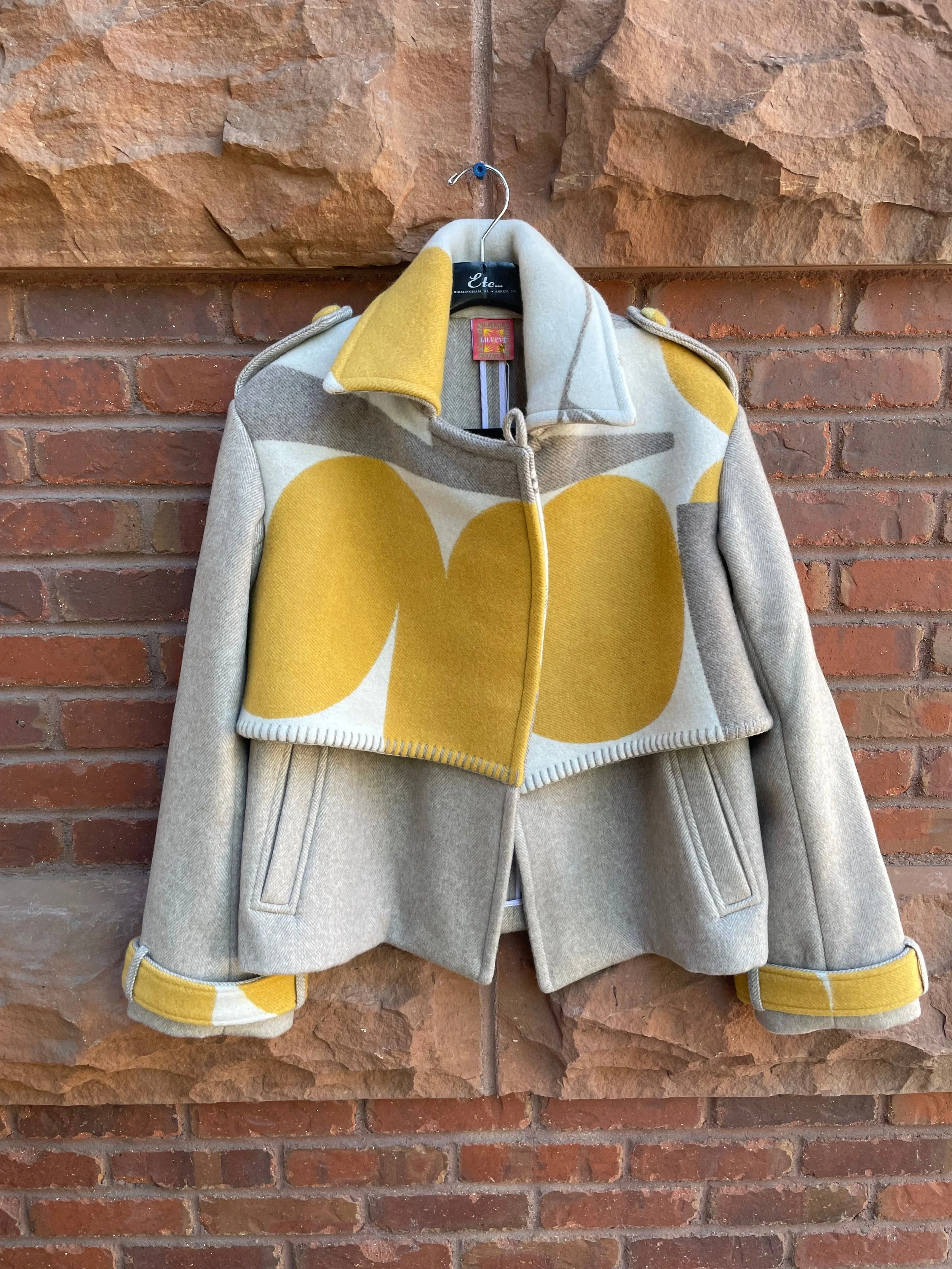 Lily Eve Vintage Cropped Trench Jacket No. 1