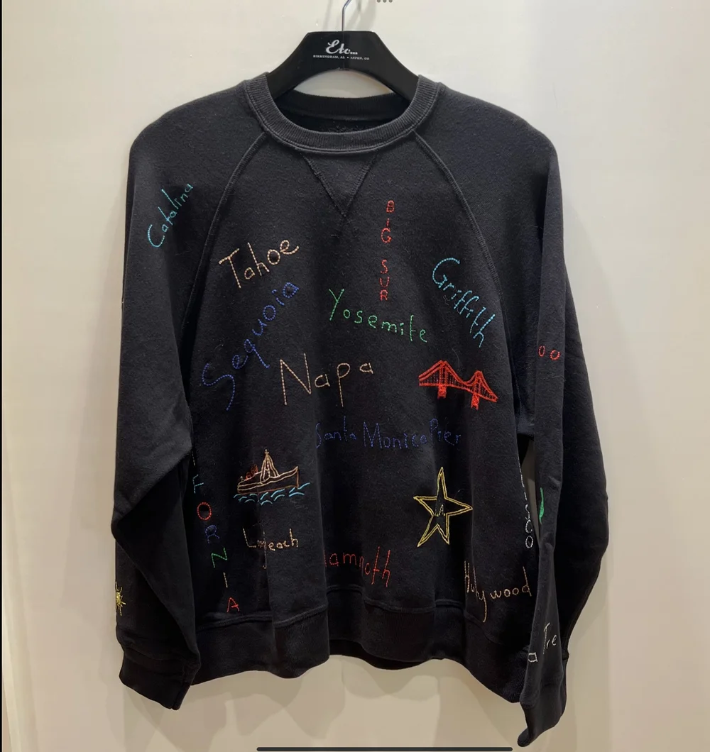 The Great The Slouch Sweatshirt with Golden State Embroidery