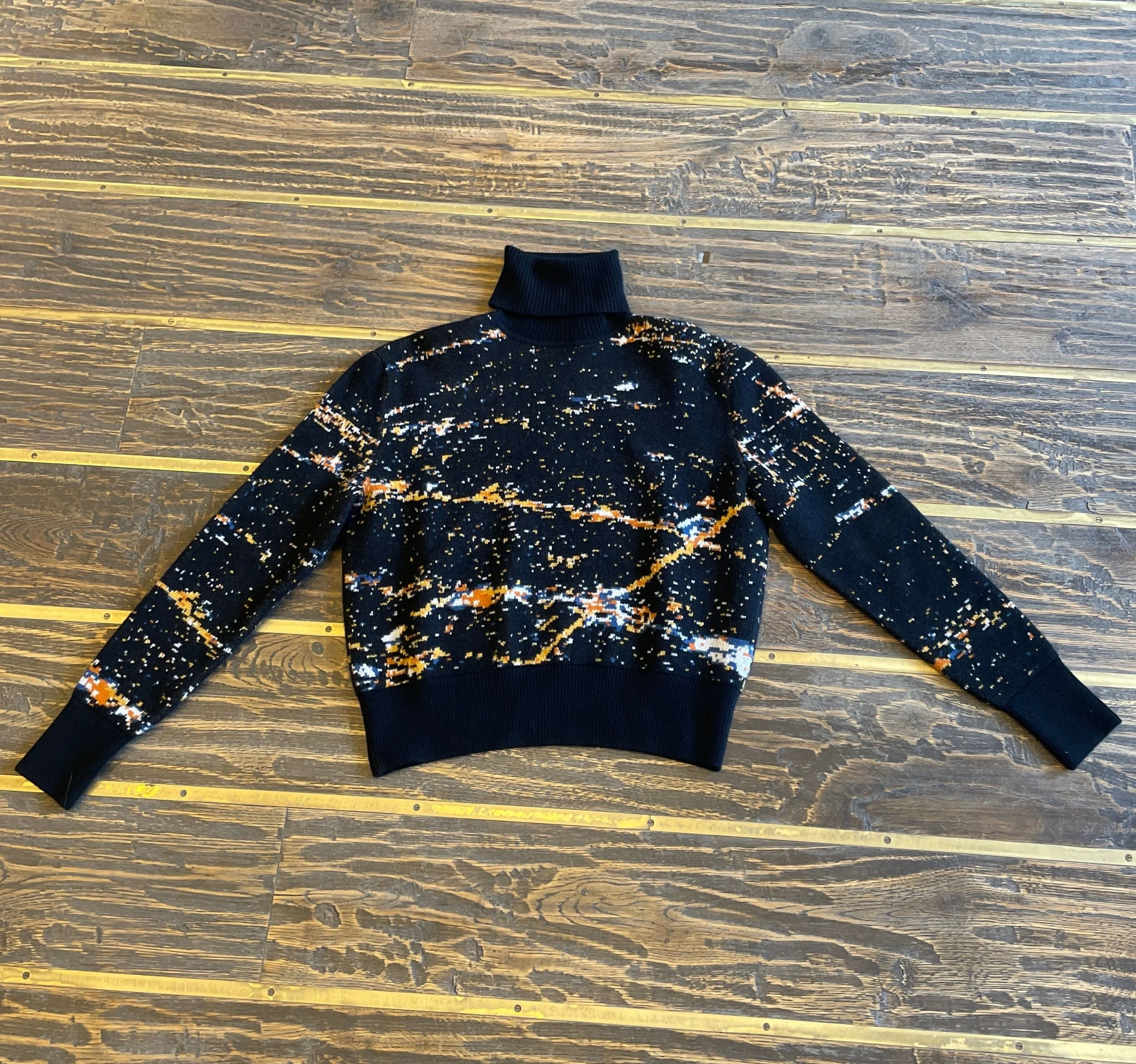 Libertine LAX Crystal Cropped Turtleneck Sweater  - SIZE S ONLY