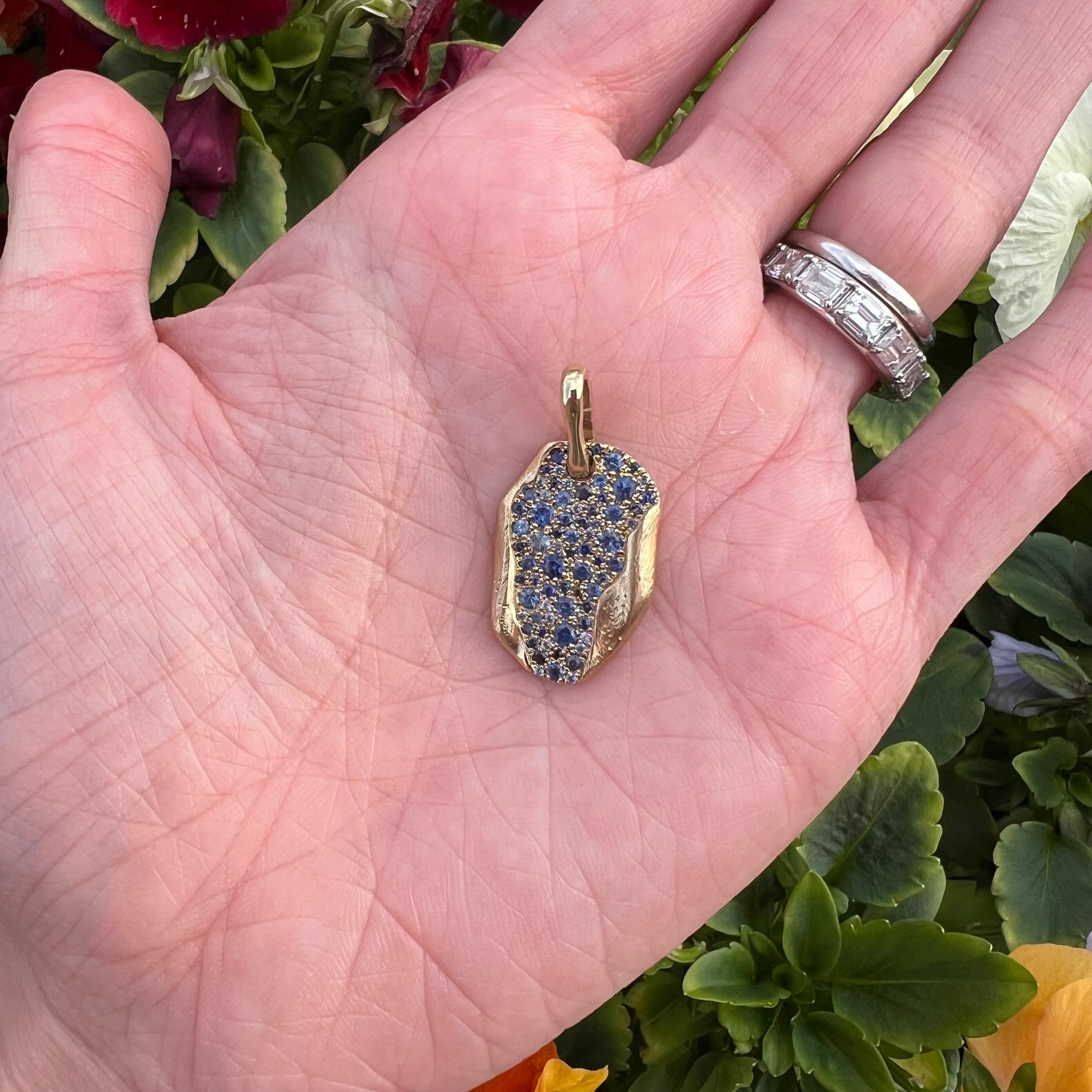 Yannis Sergakis Immortelle Riviera Maxi Charm with Blue Sapphirex