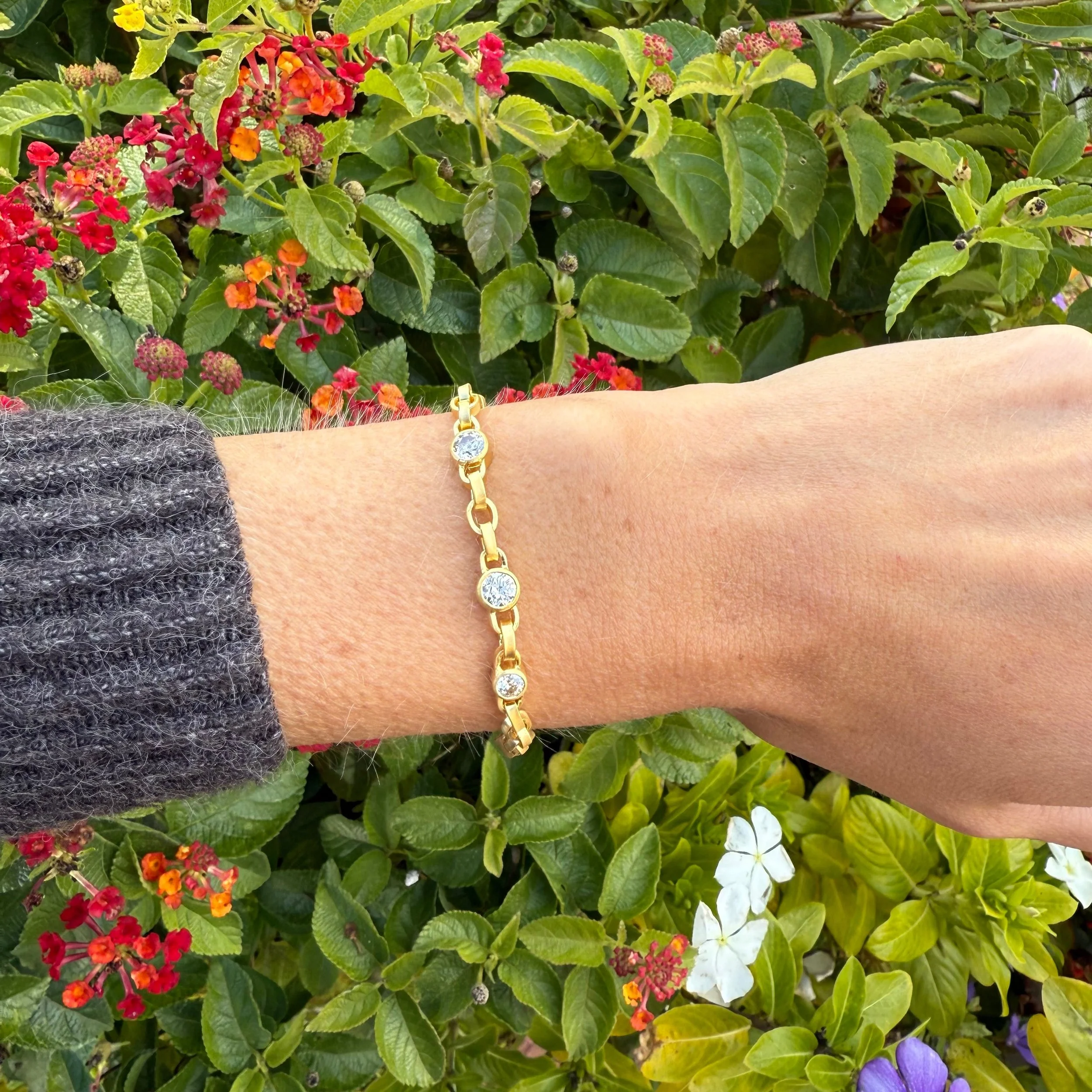 DARIUS DIAMOND SIGNATURE CHAIN BRACELET