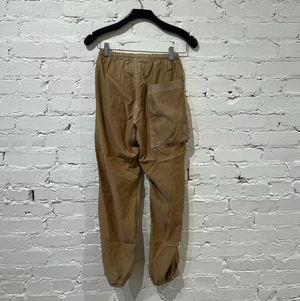 Freecity Large Flap/Snap Matte/Satin Airjump Pant - in Golden Dirt