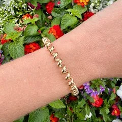 Boochier Solid 18K Yellow Gold Slinkee Bangle
