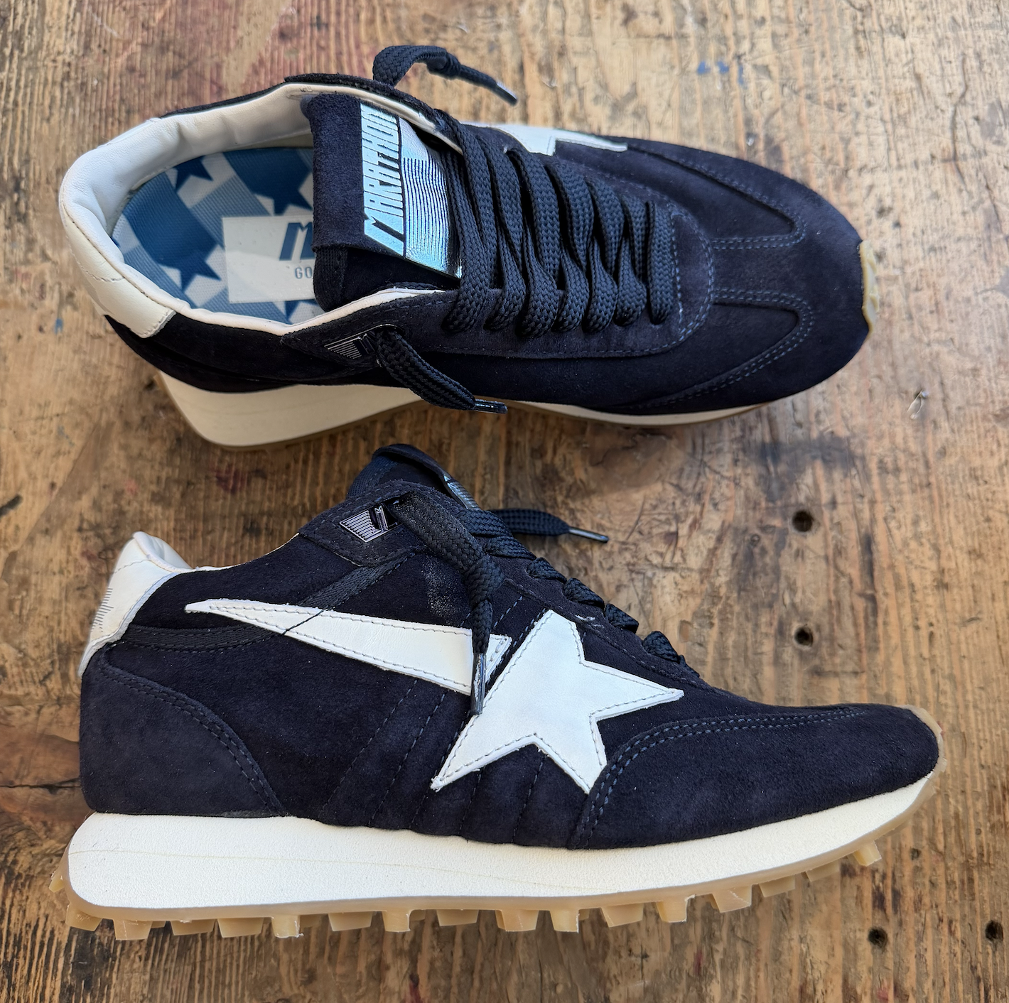 Golden Goose Running Marathon Suede Upper Toe GG383