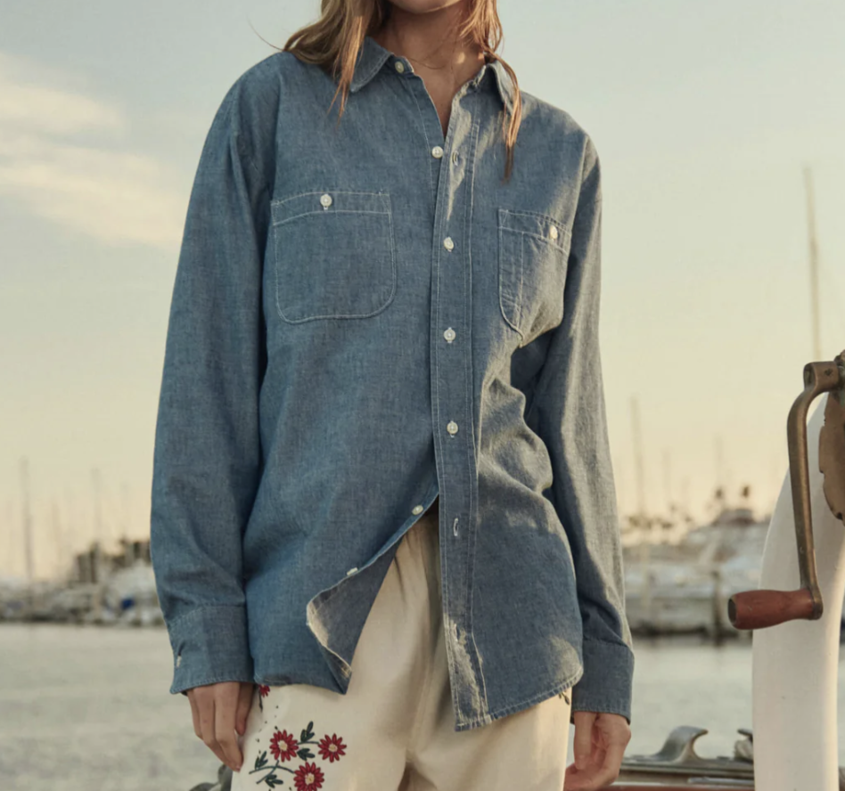 The Great Road Shirt in Shoreline Wash
