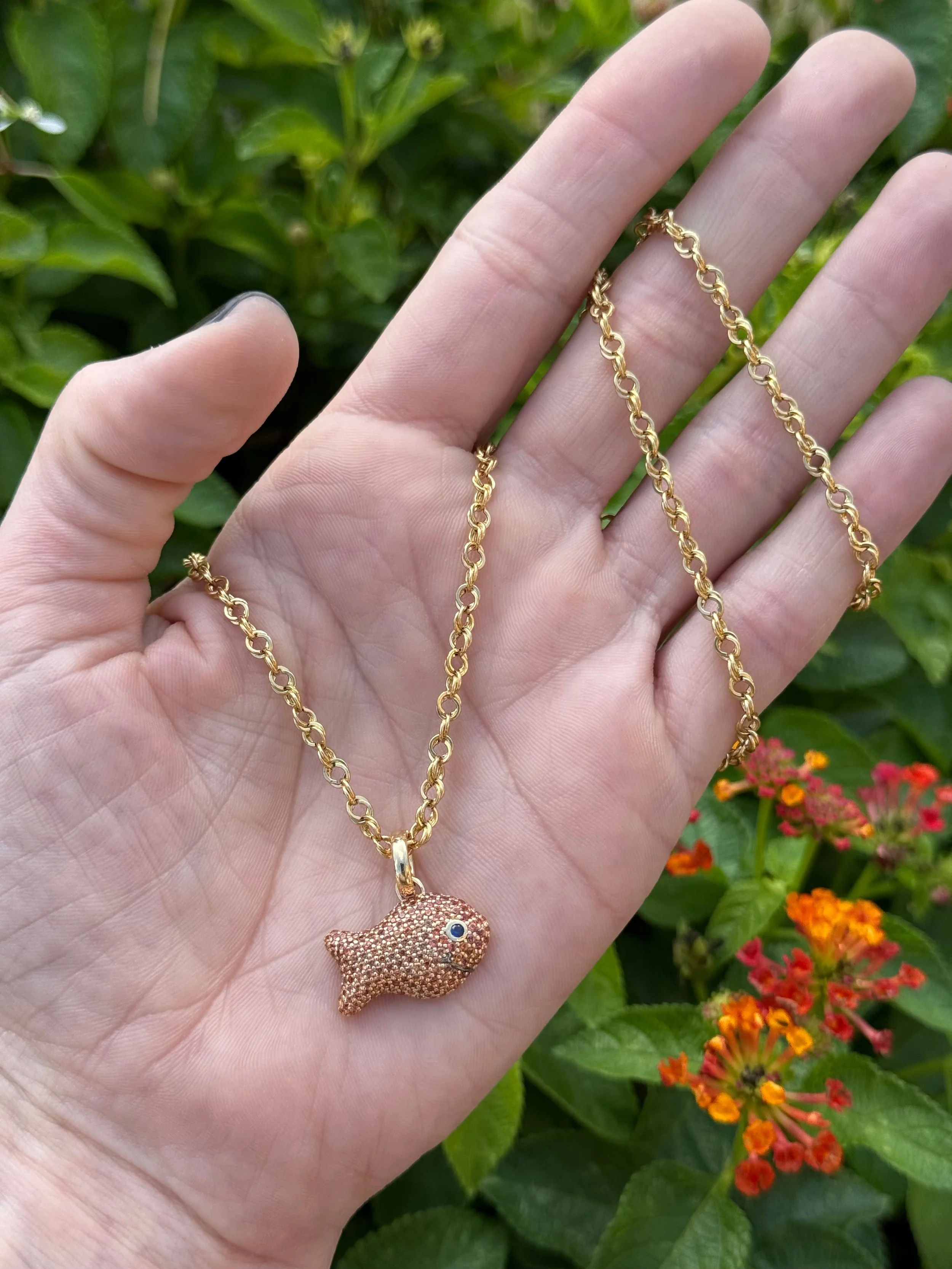 Grace Winfrey Goldfish Pendant