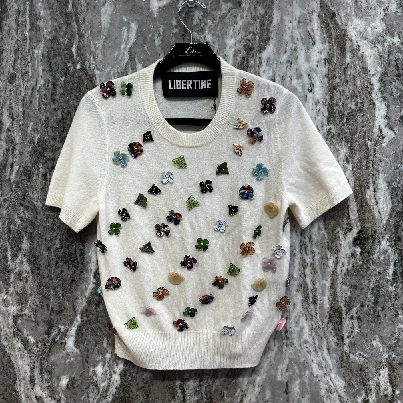 Libertine Button Town Short Sleeve Pullover  - SIZE MEDIUM ONLY