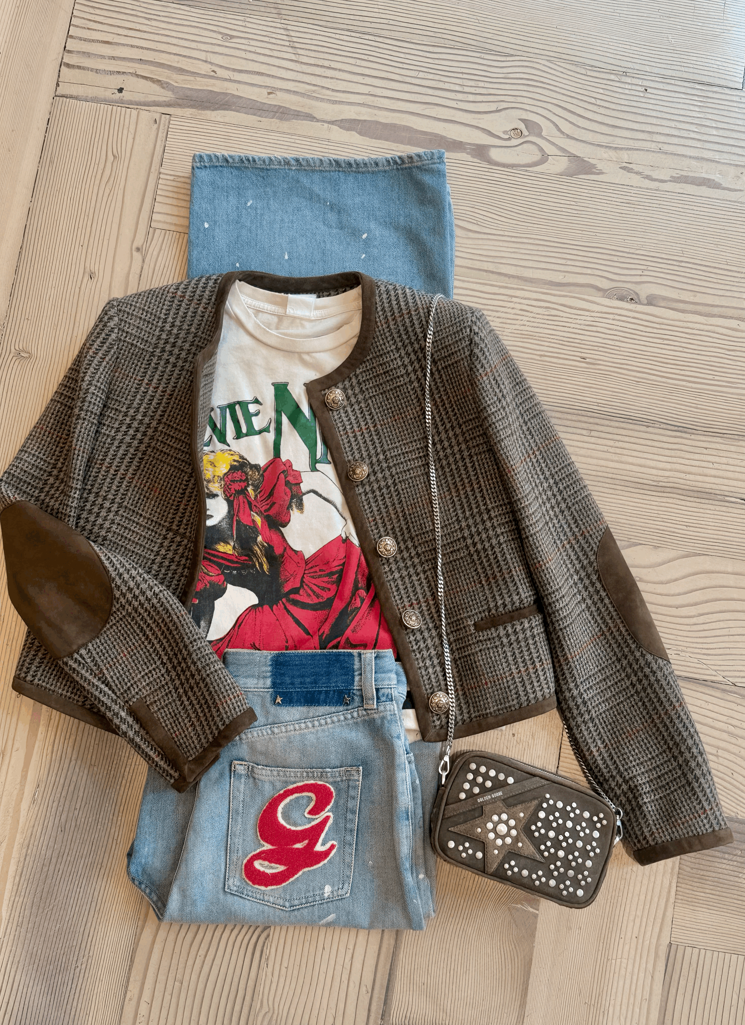 Golden Goose Journey Melody Boyfriend Jean