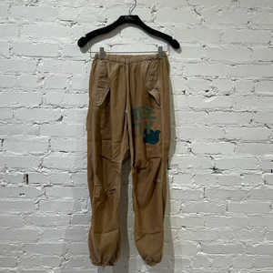 Freecity Large Flap/Snap Matte/Satin Airjump Pant - in Golden Dirt