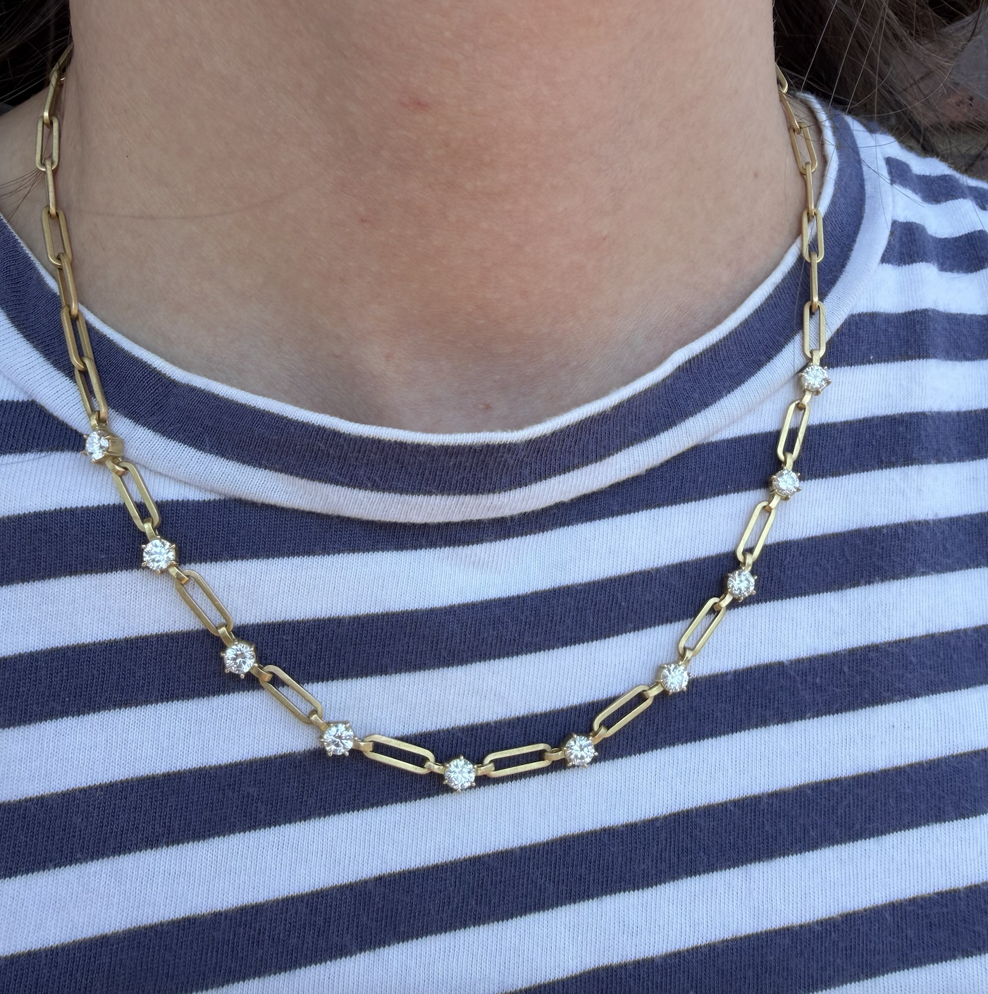 Jade Trau Phoebe Necklace Yellow Gold