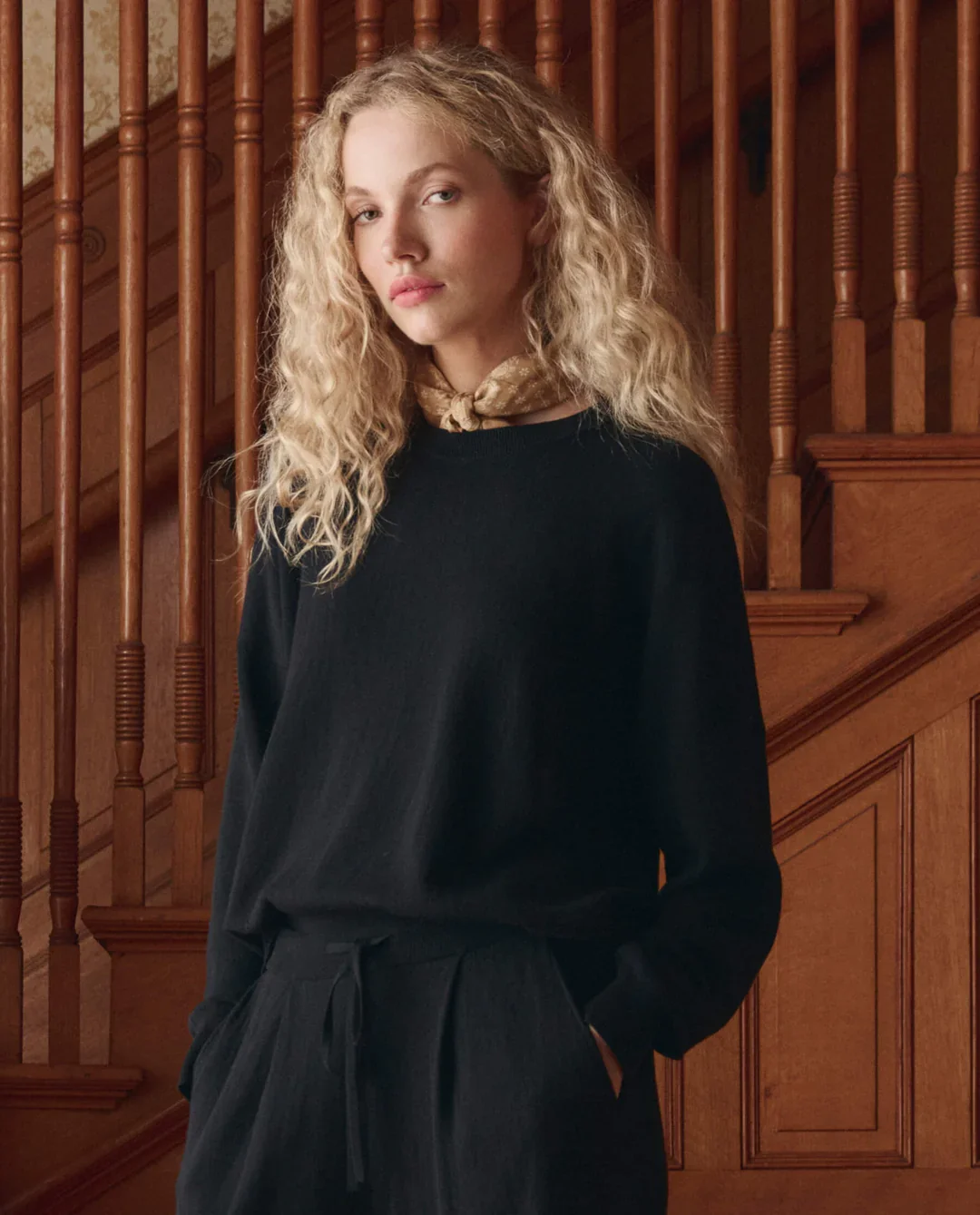 The Great Oversized Pullover in Black
