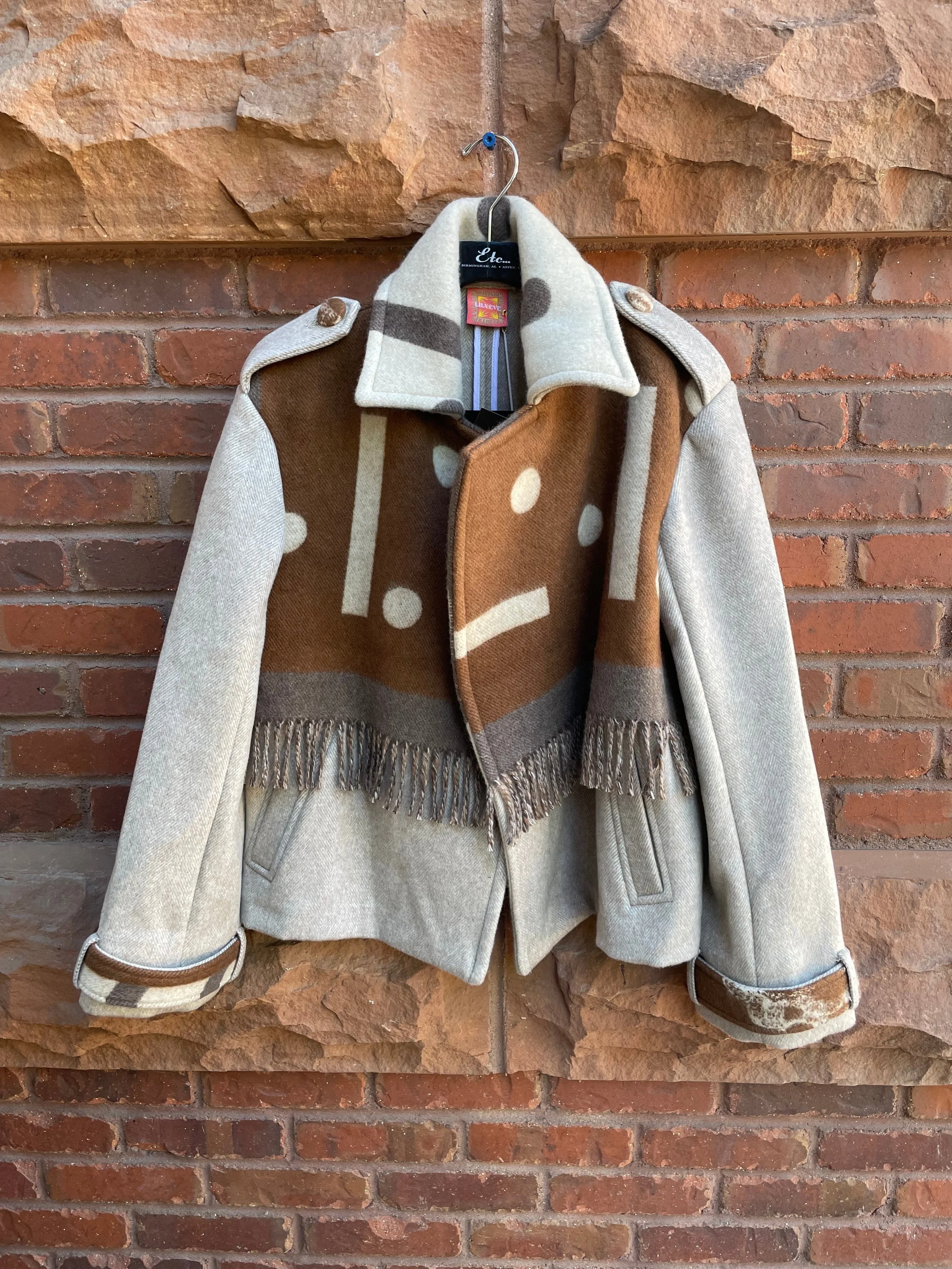 Lily Eve Vintage Cropped Trench Jacket No. 3