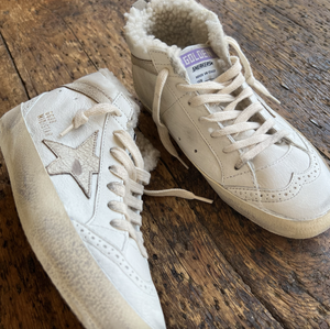 Golden Goose GG275 Midstar Nappa Upper Shiny Leather Star